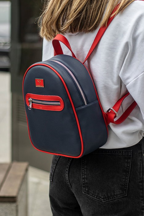 Zoozie Bags Oslo - Azul marino y rojo Zoozie Bags Oslo - Azul marino y rojo